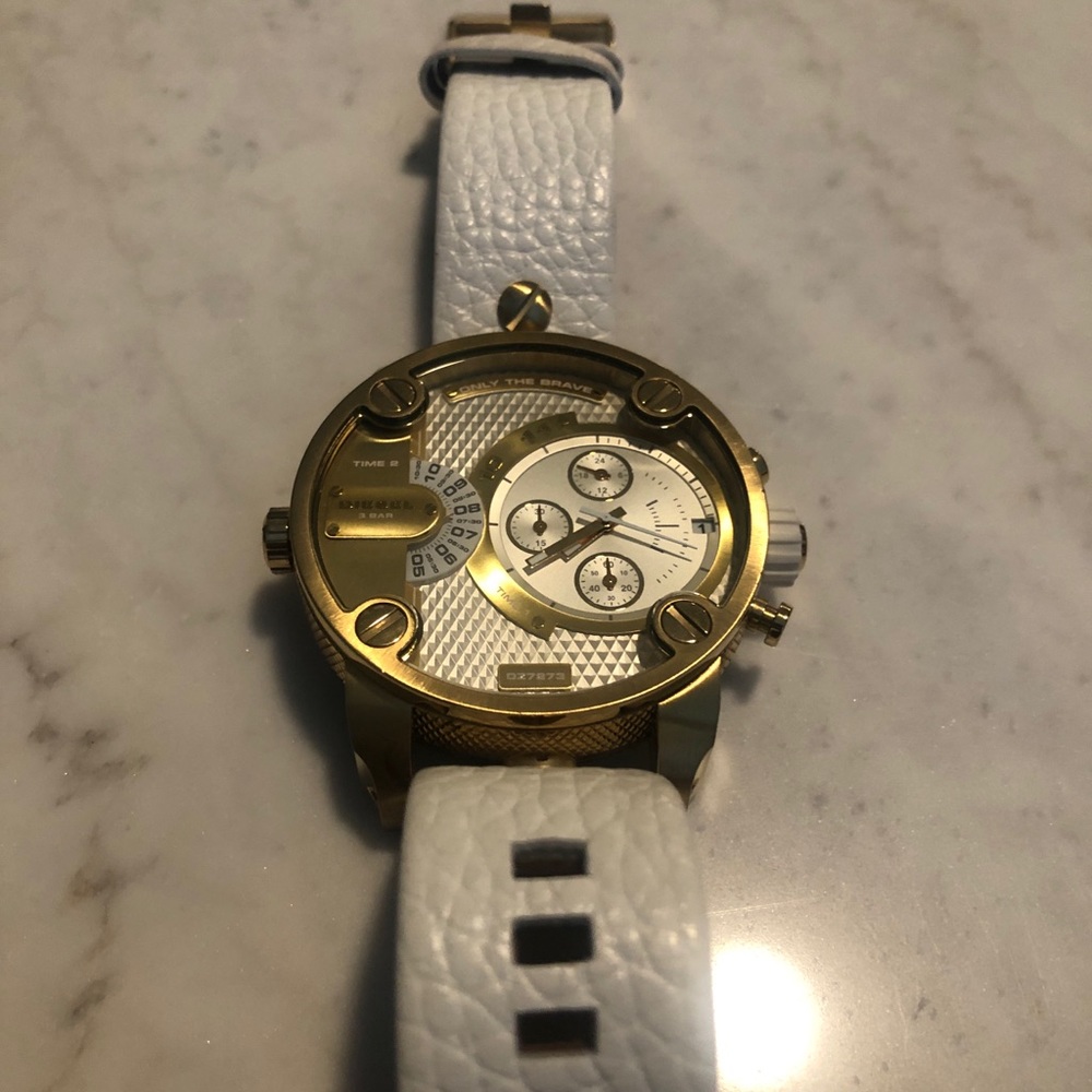 Gold Diesel Watch